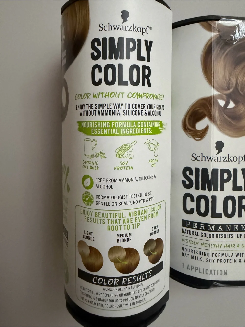 (2) Schwarzkopf SIMPLY COLOR Hair Color Almond Brown 7.5 New
